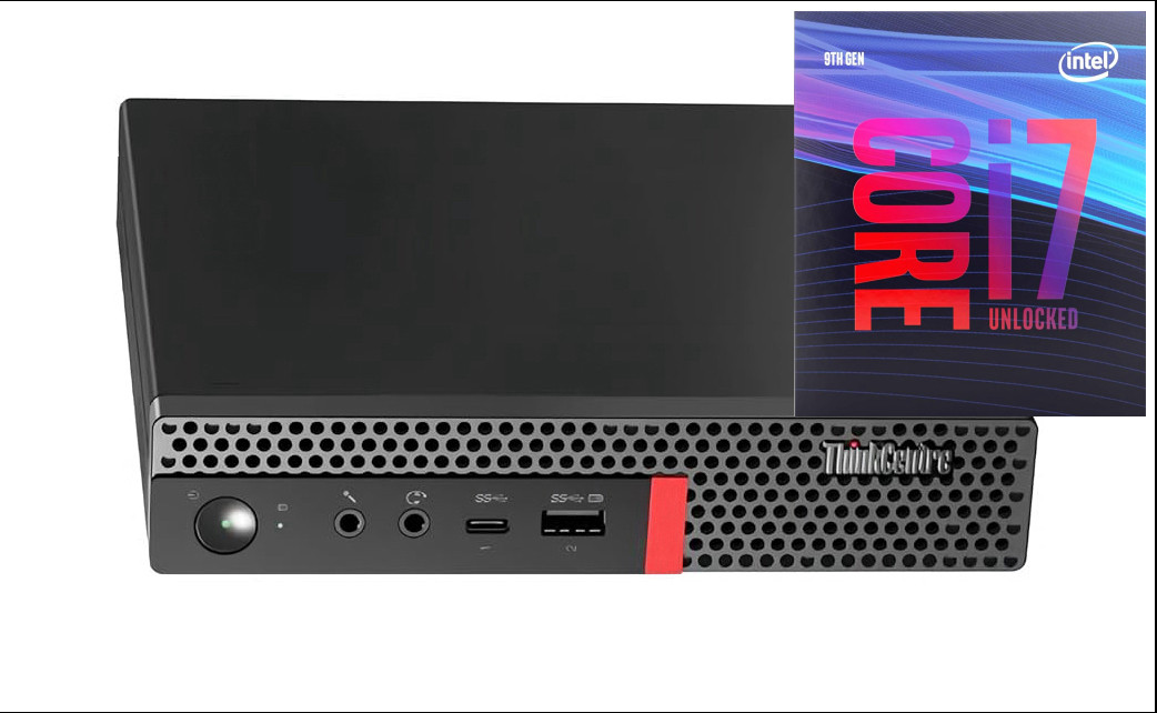 RATNARAJ COMPUTER SYSTEMS Core™ i7 (9th Generation) Octa-Core Processor | ThinkCentre Tiny PC [CZO] - Windows 11 Pro, Intel H310M, Core™ i7 (9th Generation) Processor [8 Cores, 8 Threads, 3.00 GHz], 32 GB DDR4, 1024 GB SSD Mini PC image 1