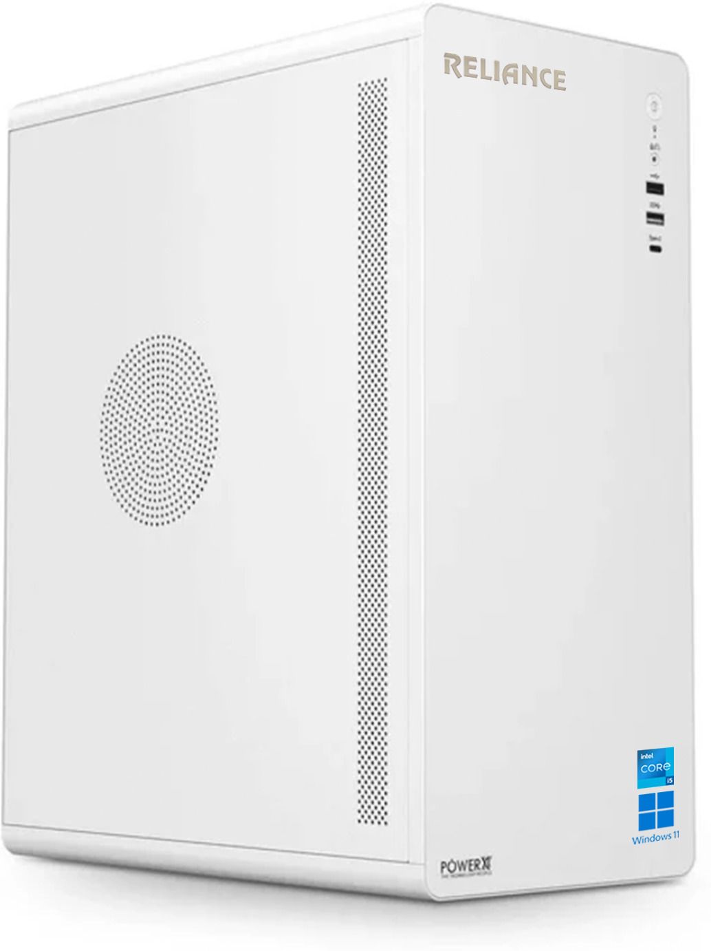 Reliance RDU500 Ultra [16/1 TB] White, Windows 11 Pro (Eval), i5 8th Gen (16 GB RAM/Intel UHD Onboard Graphics/1 TB SSD Capacity/Free DOS) Mini Tower