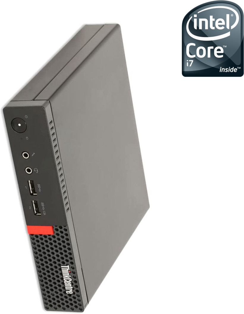 NCS Core™ i7 (6th Gen) [8MB Cache, Up to 4.00 GHz] - ThinkCentre Micro Desktop [MGO] Intel Core i7 - 6700 Processor - Lenovo Mini PC (32 GB RAM/Intel UHD 4K Graphics/1 TB SSD Capacity/Windows 11 Pro) Microtower with MS Office image 1