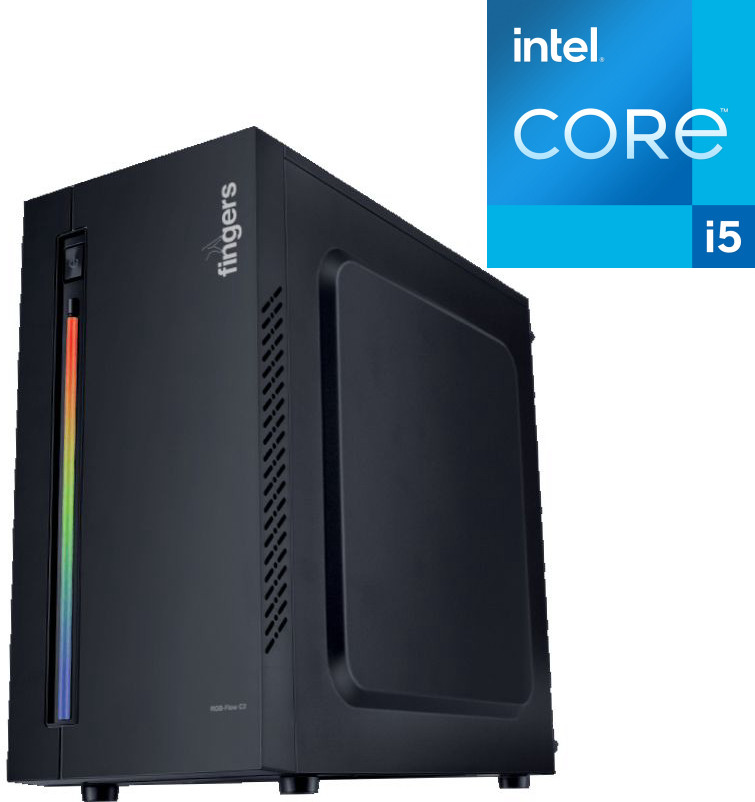 LATHOR Gaming CPU - Intel® Core™ i5-2400 [4 Cores, 4 Threads, 3.10 GHz] | Flow C2 [VUW] Core™ i5 (2nd Gen) [4 Cores, 4 Threads] (8 GB RAM/Intel® HD 2000 Graphics/1024 GB Hard Disk/256 GB SSD Capacity/Windows 11 Pro/1 GB Graphics Memory) Mini Tower with MS Office image 1
