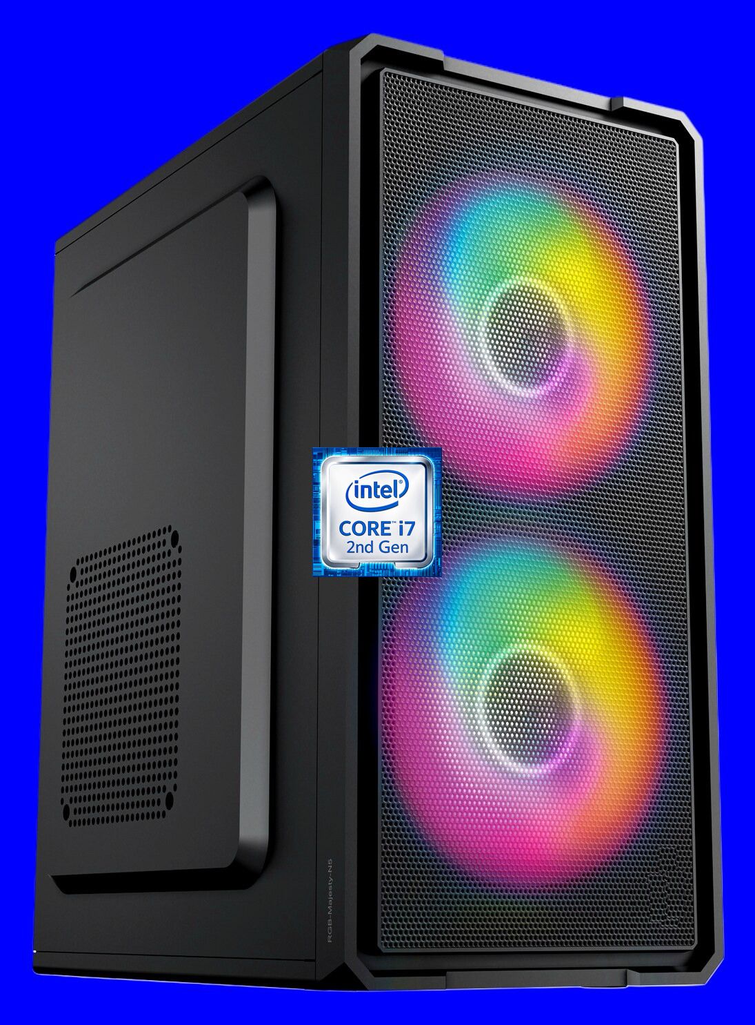 Hayyo Core i7 (2nd Gen) Quad Core Processor [8MB Smart Cache, Up to 3.80 GHz] [INF-N5] Intel Core i7-2600 Quad Core Processor | RGB-Majesty-N5 (8 GB RAM/Intel HD 2000 Graphics/256 GB SSD Capacity/Windows 11 Pro) Mini Tower with MS Office-image-31