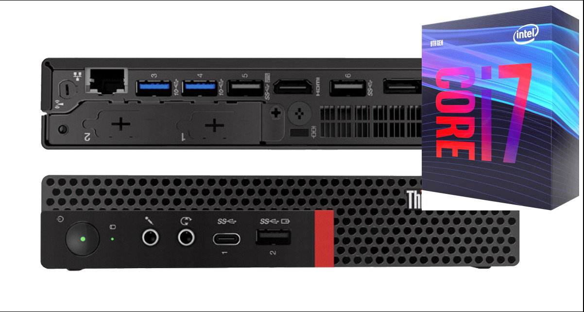 COMPUTER WORLD ThinkCentre Mini PC- Core i7 (9th Gen) [8 Cores, 8 Threads, Upto 4.70 GHz] [NIJ] Intel Core i7 (9th Generation) (32 GB RAM/Intel® UHD 630 Graphics/1 TB SSD Capacity/Windows 11 Pro) Mid Tower with MS Office image 1