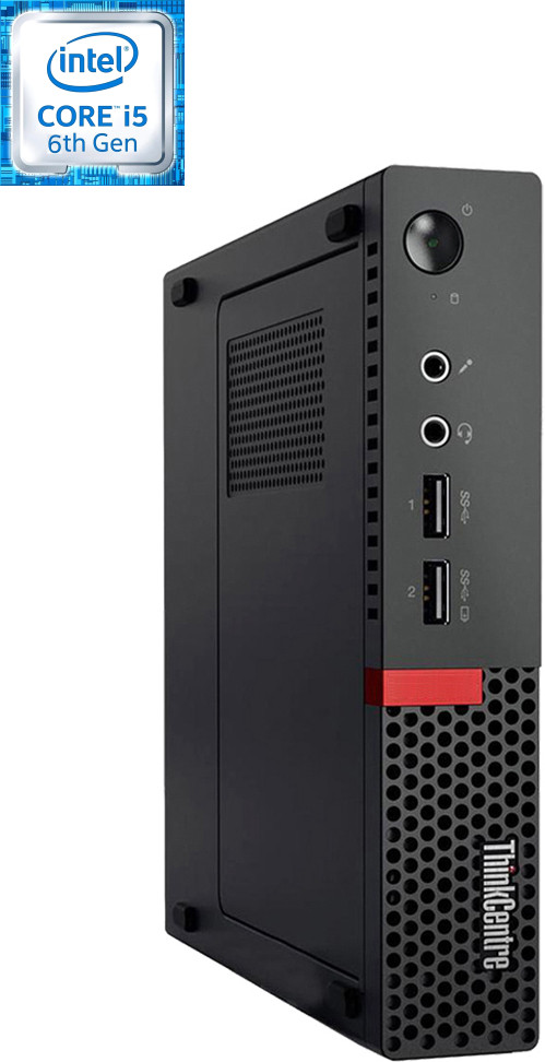 NICE COMPUTERS Core™ i5-6500 Processor [4 Cores, 4 Threads] - ThinkCentre Mini PC [HXO] LENOVO™ - Intel® Core™ i5-6500 Processor [4 Cores, 4 Threads] (8 GB RAM/Intel® HD 4K Graphics/1 TB Hard Disk/256 GB SSD Capacity/Windows 11 Pro) Mid Tower with MS Office image 1