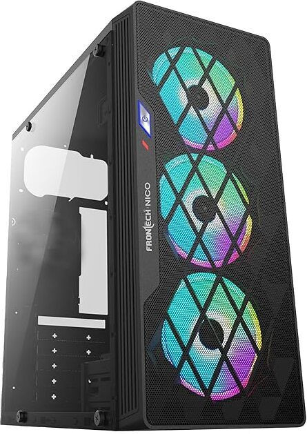 Frontech gaming cpu nico i5 core i5 (8 GB RAM/1 GB ON BOARD Graphics/2 TB Hard Disk/256 GB SSD Capacity/Windows 11 Pro/4 GB Graphics Memory) Gaming Tower with MS Office image 1