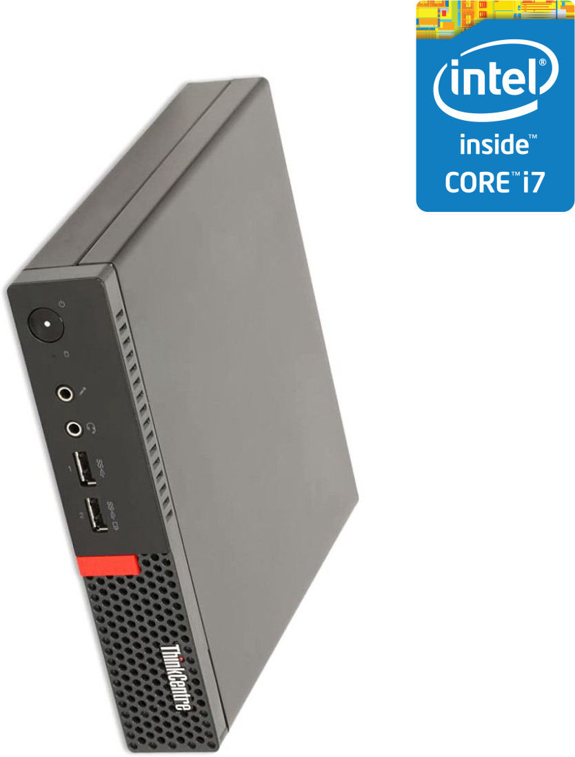 NCS Intel® Core™ i7 (6th Gen) Processor [4 Cores, 8 Threads] - ThinkCentre [MIC] Core i7 - 6700 [4 Cores, 8 Threads, 3.40 GHz] - LENOVO Mini PC (32 GB RAM/Intel® Ultra HD 4K Graphics/1 TB SSD Capacity/Windows 11 Pro) Microtower with MS Office image 1