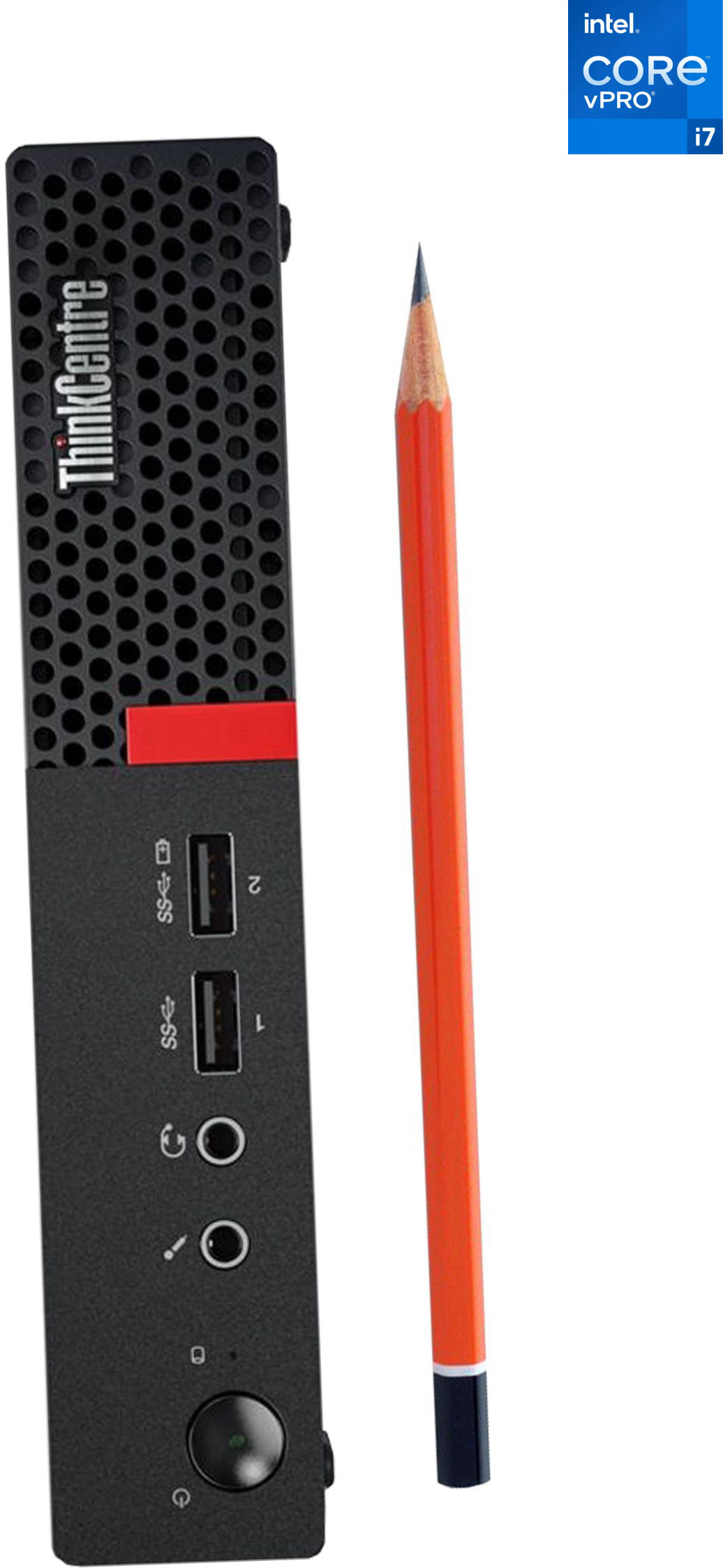 NCS Core™ i7-6700 Processor - ThinkCentre Micro PC [ZQO] Intel Core i7 (6th Generation) [8MB Cache, Up to 4.00 GHz] (32 GB RAM/Intel HD 530 4K Graphics/1 TB SSD Capacity/Windows 11 Pro) Gaming Tower with MS Office image 1