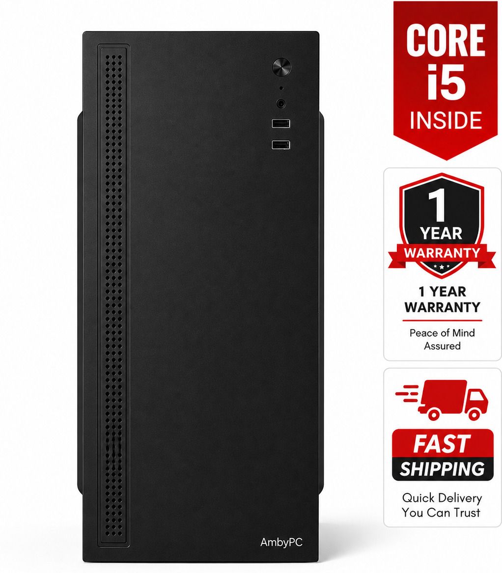 AMBYPC Vertex Intel Core i5 Dual storage Assemble Desktop CPU (8 GB RAM/Integrated Graphics/500 GB Hard Disk/128 GB SSD Capacity/Windows 10 Pro (64-bit)) Mini Tower-image-26