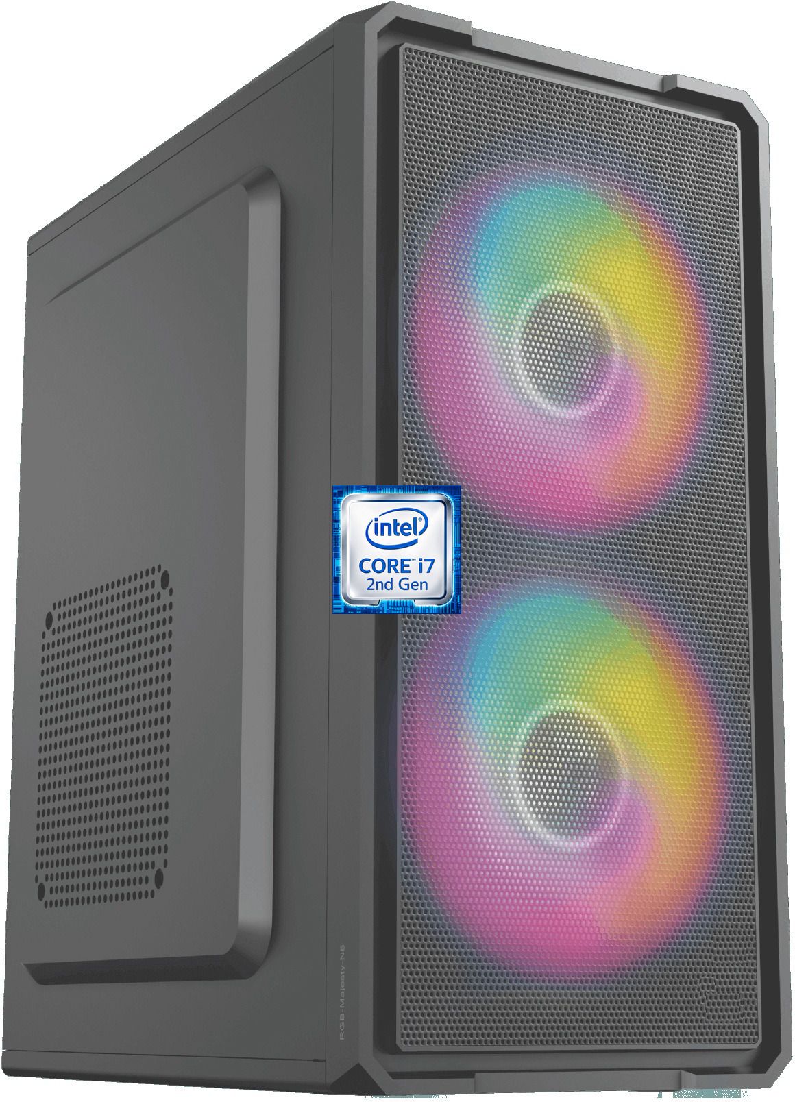 Correngo Core™ i7-2600 Quad Core Processor [8MB Smart Cache, 3.40 GHz] [FES-N5] Core™ i7 - 2600 Processor | Gaming PC | RGB-Majesty-N5 (8 GB RAM/Intel UHD 2000 Graphics/256 GB SSD Capacity/Windows 11 Pro) Mini Gaming Tower with MS Office-image-42