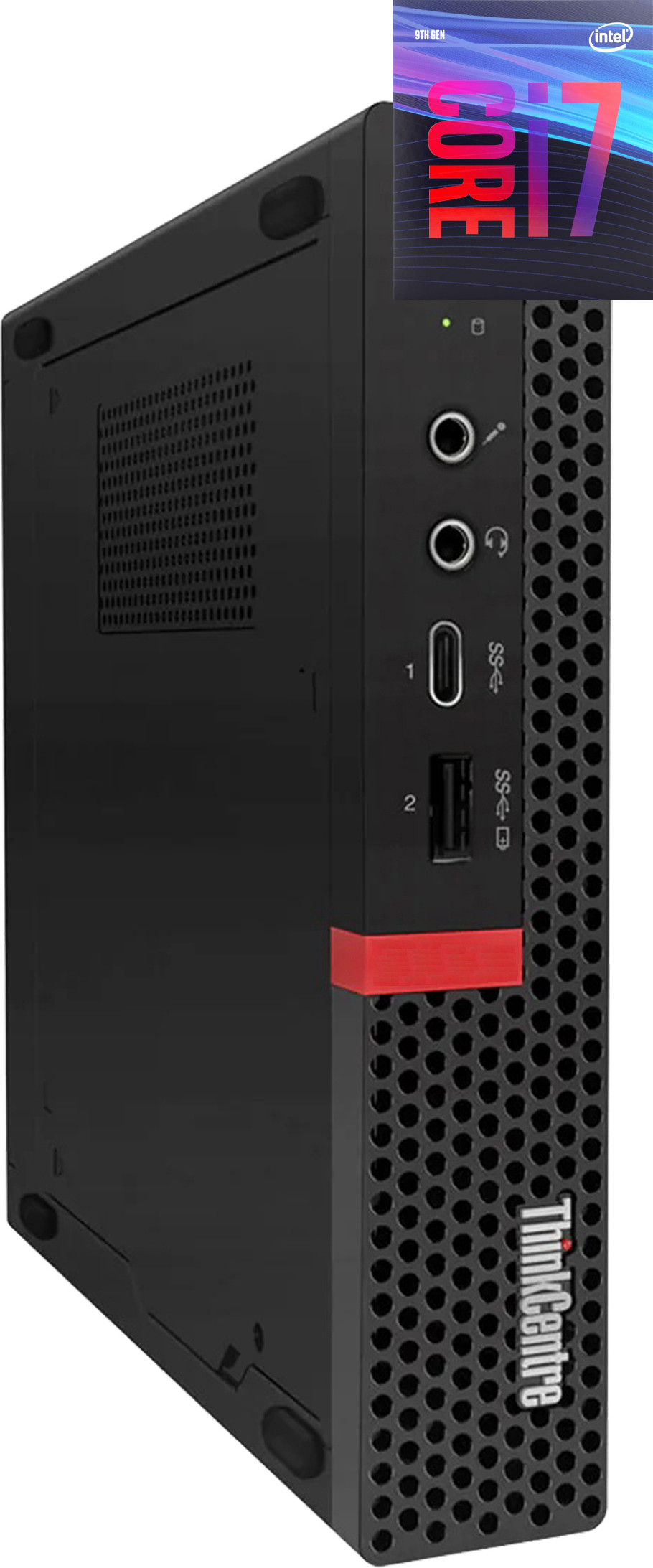 NICE COMPUTERS ThinkCentre Tiny PC- Core i7 (9th Gen) [8 Cores, 8 Threads, Upto 4.70 GHz] [CXZ] Intel® Core™ i7 (9th Generation) Processor (32 GB RAM/Integrated Intel® Ultra HD 630 Graphics/1 TB SSD Capacity/Windows 11 Pro) Microtower with MS Office image 1