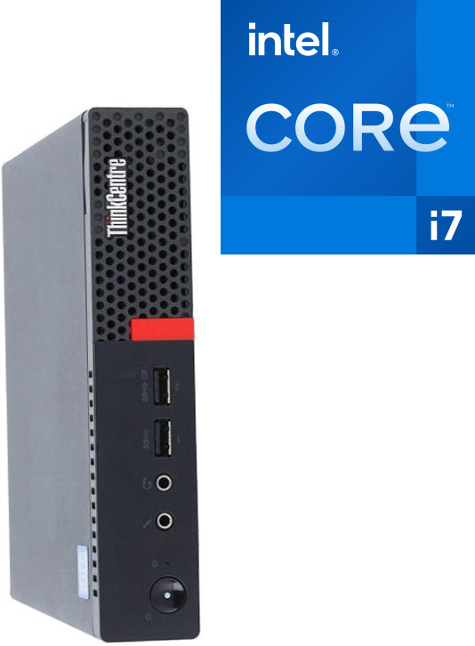NCS Intel® Core™ i7-6700 Processor - ThinkCentre Mini PC [QMI] Core i7 (6th Generation) [8MB Cache, Up to 4.00 GHz] - LENOVO Mini PC (32 GB RAM/Intel Ultra HD 530 4K Graphics/1 TB SSD Capacity/Windows 11 Pro) Mini Gaming Tower with MS Office image 1
