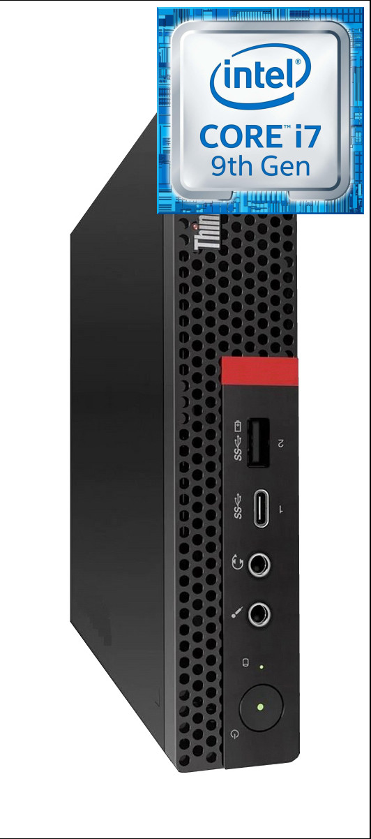 RATNARAJ COMPUTER SYSTEMS ThinkCentre Tiny PC | Core™ i7 - 9700 [8 Cores, 8 Threads, 3.00 GHz] [VRN] Core i7-9700 Processor [8 Cores, 8 Threads, 3.00 GHz] (32 GB RAM/Integrated Intel® Ultra HD 4K 630 Graphics/1 TB SSD Capacity/Windows 11 Pro) Microtower with MS Office image 1