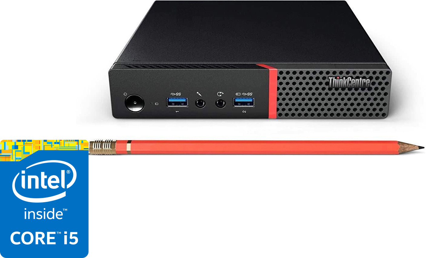 BESTYLISH ThinkCentre Tiny PC | i5-6500 Processor [6MB Smart Cache, 3.20 GHz] | S/N: BHQOV ? | Lenovo Tiny PC Intel? Core? i5 Processor (6th Gen) (8 GB RAM/Intel? HD 530 Graphics/1 TB SSD Capacity/Windows 11 Home (64-bit)) Mini Tower with MS Office image 1