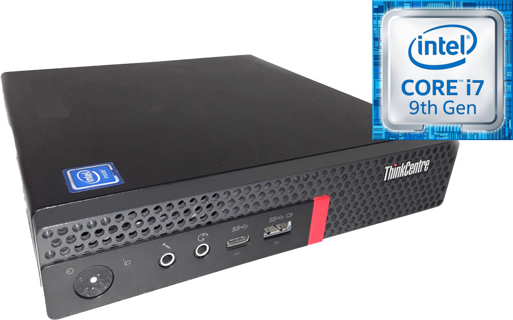 RATNARAJ COMPUTER SYSTEMS ThinkCentre Tiny Desktop | Core i7 - 9700 [12M Cache, Up to 4.70 GHz] [XRS] Core i7 - 9700 Processor [8 Cores, 8 Threads] (32 GB RAM/Intel® Ultra HD 4K 630 Graphics/1 TB SSD Capacity/Windows 11 Pro) Microtower with MS Office image 1