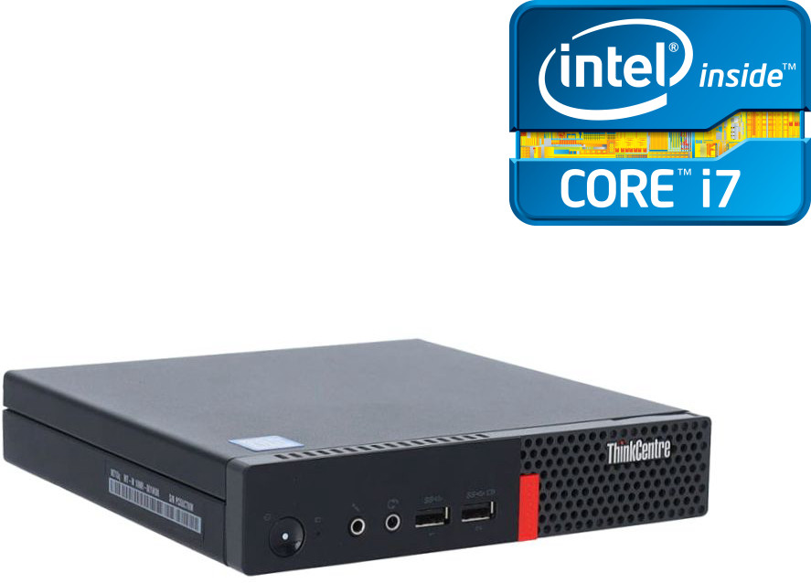 NCS Core i7 - 6700 Processor [4 Cores, 8 Threads] - ThinkCentre Mini Desktop [JDT] Lenovo Tiny PC - Intel® Core™ i7 (6th Gen) [4 Cores, 8 Threads, 3.40 GHz] (32 GB RAM/Intel® HD 530 4K Graphics/1 TB SSD Capacity/Windows 11 Pro) Gaming Tower with MS Office image 1