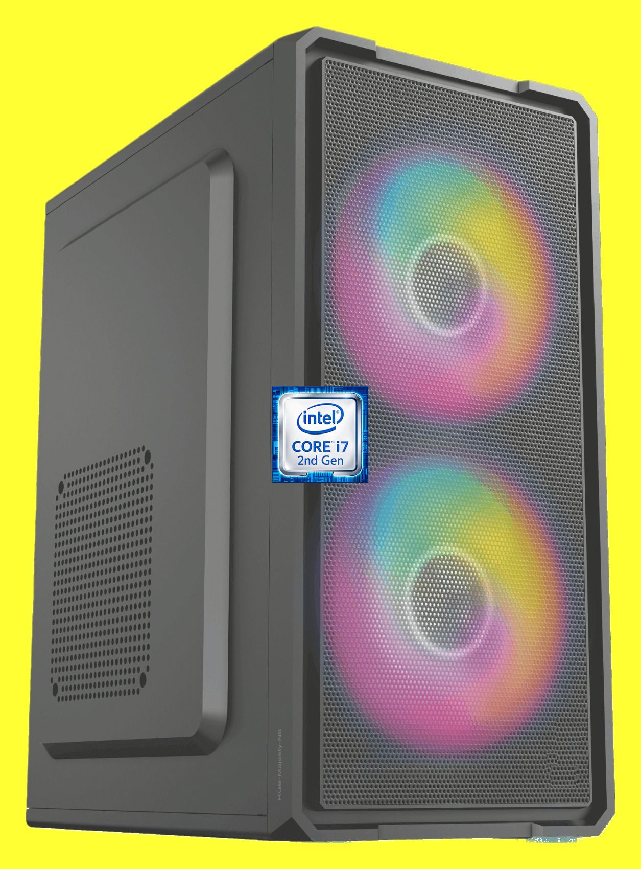 ShopSmart Core i7 - 2600 Processor [8MB Cache, Up to 3.80 GHz] [FYT-N5] Intel Core i7-2600 Quad Core Processor | RGB-Majesty-N5 (8 GB RAM/Intel HD 2000 Graphics/256 GB SSD Capacity/Windows 11 Pro) Mini Tower with MS Office-image-47