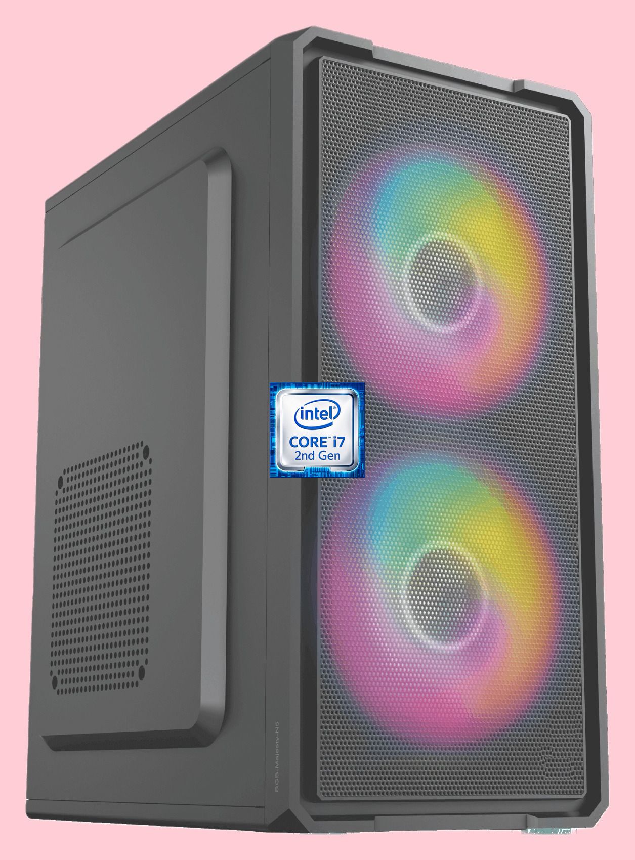 Shop New Core i7 - 2600 Processor [4 Cores, 8 Threads, 8MB Cache, 3.40 GHz] [AEH-N5] Intel Core i7-2600 Processor | Gaming Computer with RGB Fans (8 GB RAM/Intel® HD Graphics/256 GB SSD Capacity/Windows 11 Pro) Mini Tower with MS Office-image-47