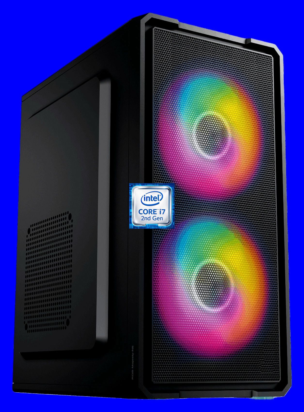 ShopSmart Core™ i7-2600 Processor [4 Cores, 8 Threads, 8MB Cache, Up to 3.80 GHz] [GAS-N5] Core i7 - 2600 Quad Core Processor | Dual RGB Fans | Gaming PC (8 GB RAM/Intel® HD 4K Graphics/256 GB SSD Capacity/Windows 11 Pro) Mini Gaming Tower with MS Office-image-24