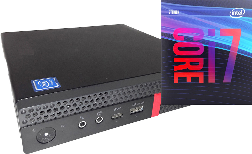 NICE COMPUTERS ThinkCentre Tiny PC | Core i7 - 9700 [HBT] Core i7 - 9700 Processor [8 Cores, 8 Threads, 3.00 GHz] (32 GB RAM/Intel® Ultra HD 630 Graphics/1 TB SSD Capacity/Windows 11 Pro) Mini Gaming Tower with MS Office image 1