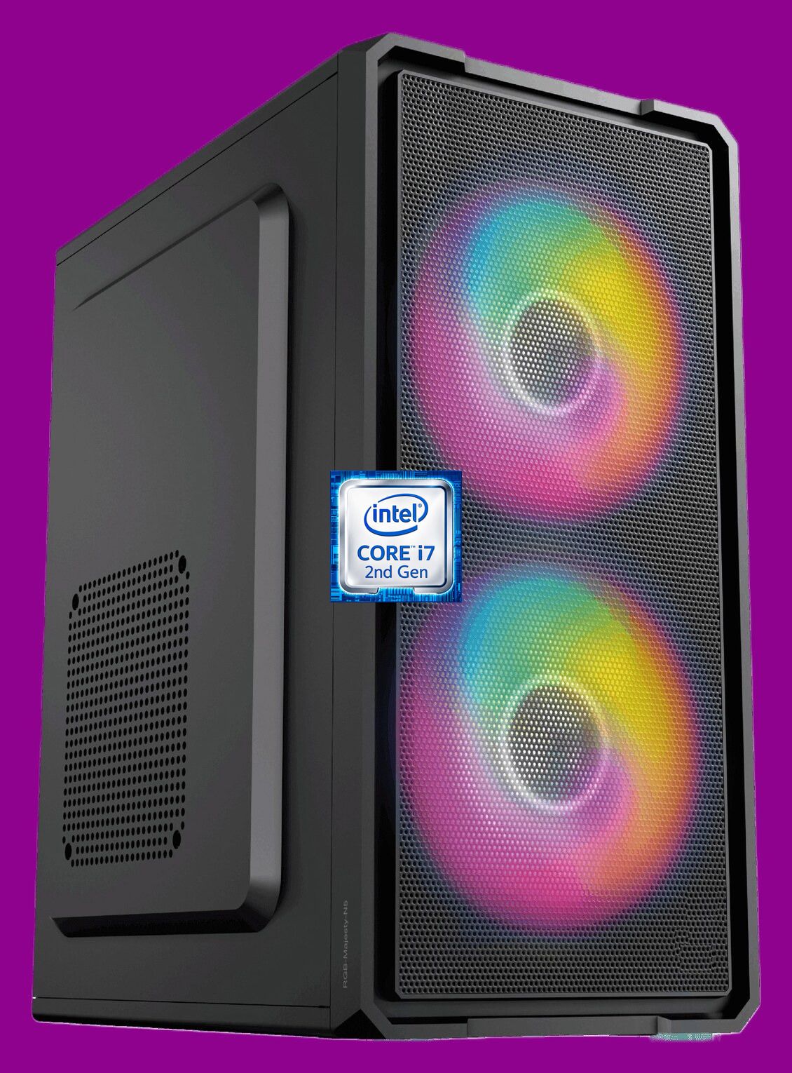 Longan Core i7-2600 Processor [4 Cores, 8 Threads, 8MB Cache, Up to 3.80 GHz] [EZE-N5] Gaming PC | RGB-Majesty-N5 | Core™ i7 - 2600 Processor (8 GB RAM/Intel UHD 2000 Graphics/256 GB SSD Capacity/Windows 11 Pro) Mini Gaming Tower with MS Office-image-12