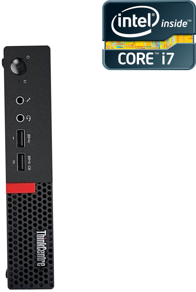 NICE COMPUTERS Core i7 (6th Generation) - ThinkCentre Tiny Desktop [VPR] Intel Core i7-6700 Processor [8MB Cache, Up to 4.00 GHz] (32 GB RAM/Intel® UHD 530 Graphics/1 TB SSD Capacity/Windows 11 Pro) Microtower with MS Office image 1