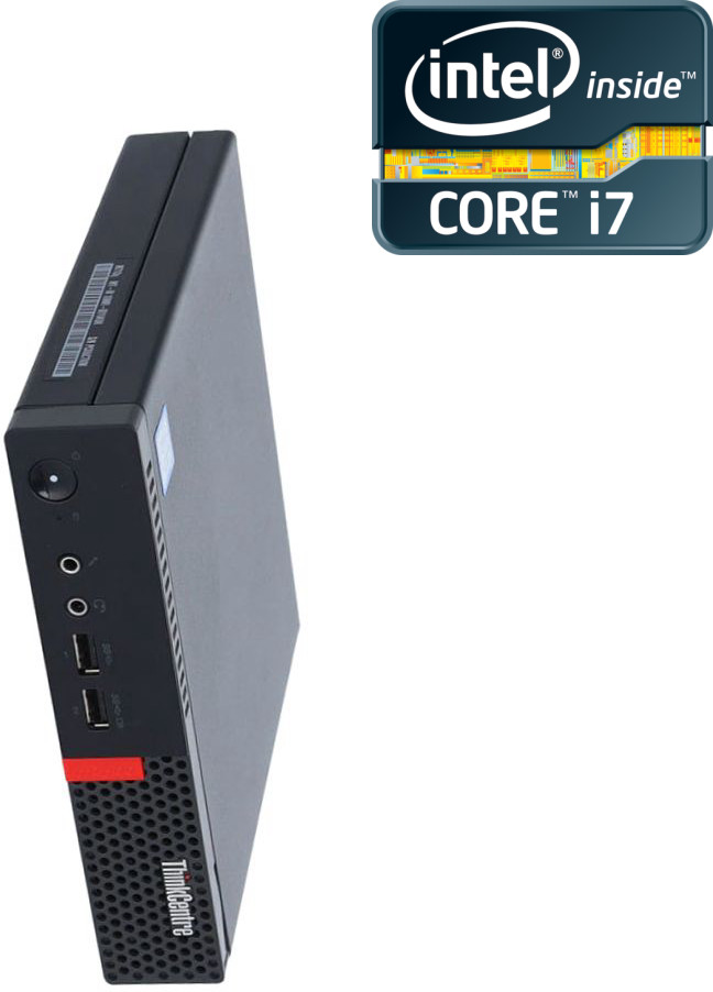 NCS Intel Core i7 (6th Gen) [8MB Cache, Up to 4.00 GHz] ThinkCentre Micro CPU [NJF] LENOVO Tiny PC - Core™ i7-6700 Processor (32 GB RAM/Intel Ultra HD 530 Graphics/1 TB SSD Capacity/Windows 11 Pro) Gaming Tower with MS Office image 1