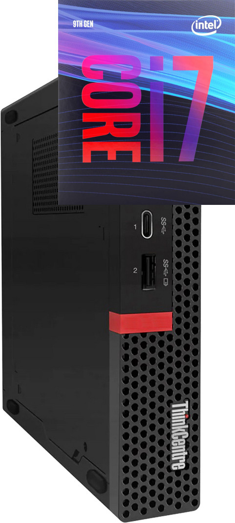 NCS (NIDHI COMPUTER SOLUTIONS) ThinkCentre Mini Desktop | Core i7-9700 [ICU] Intel® Core™ i7-9700 [8 Cores, 8 Threads, 3.00 GHz] (32 GB RAM/Intel® UHD 4K 630 Graphics/1 TB SSD Capacity/Windows 11 Pro) Mini Tower with MS Office image 1