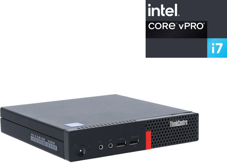 NCS Intel Core i7 (6th Gen) [8MB Cache, Up to 4.00 GHz] ThinkCentre Micro CPU [LCA] Core™ i7 - 6700 - LENOVO Mini PC (32 GB RAM/Intel UHD 4K Graphics/1 TB SSD Capacity/Windows 11 Pro) Microtower with MS Office image 1