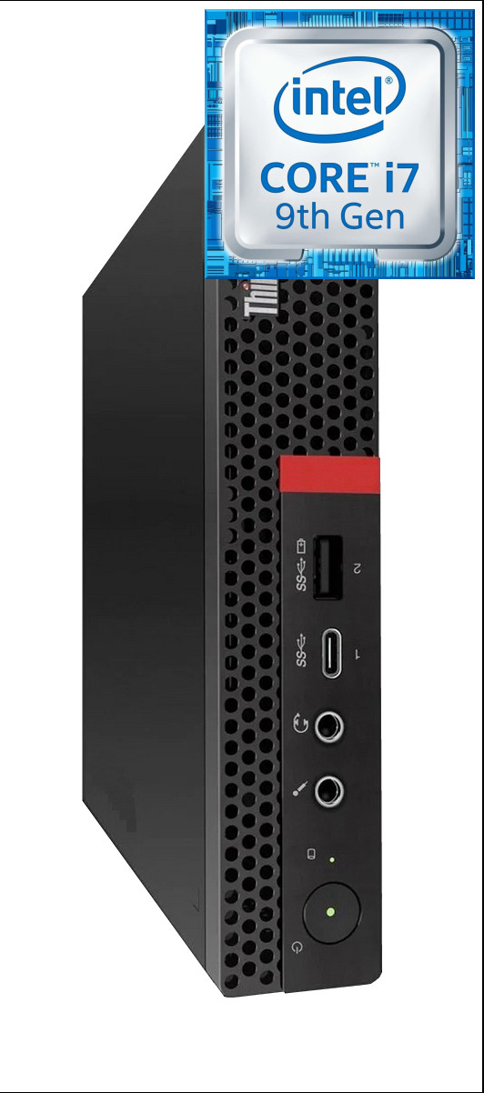 NCS (NIDHI COMPUTER SOLUTIONS) Core i7-9700 [8 Cores, 8 Threads] | ThinkCentre Mini Desktop [QKI] Intel® Core™ i7 (9th Generation) [8 Cores, 8 Threads, 3.00 GHz] (32 GB RAM/Integrated Intel® UHD 4K 630 Graphics/1 TB SSD Capacity/Windows 11 Pro) Microtower with MS Office image 1