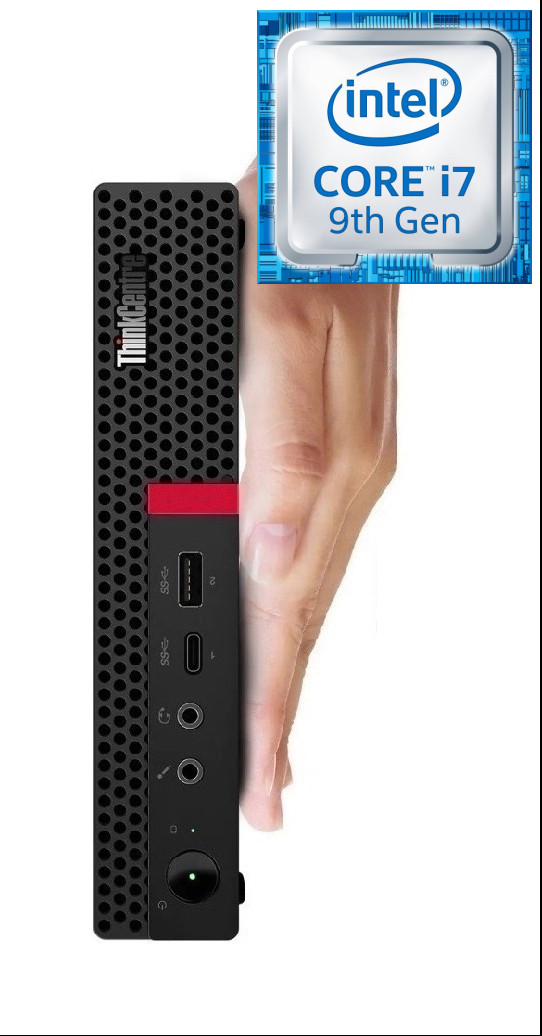 NICE COMPUTERS Core™ i7 - 9700 Processor [8 Cores, 8 Threads] | ThinkCentre Tiny PC [ZTE] Intel® Core™ i7 (9th Generation) Processor [12M Cache, Up to 4.70 GHz] (32 GB RAM/Intel® Ultra HD 630 Graphics/1 TB SSD Capacity/Windows 11 Pro) Mini Gaming Tower with MS Office image 1
