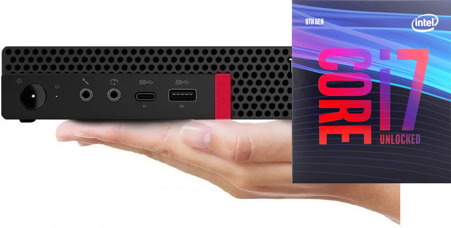 NCS (NIDHI COMPUTER SOLUTIONS) ThinkCentre Mini Desktop | Core™ i7-9700 [8 Cores, 8 Threads, 3.00 GHz] [MGI] Intel® Core™ i7 (9th Gen) [8 Cores, 8 Threads, Upto 4.70 GHz] (32 GB RAM/Integrated Intel® UHD 4K 630 Graphics/1 TB SSD Capacity/Windows 11 Pro) Mini Tower with MS Office image 1