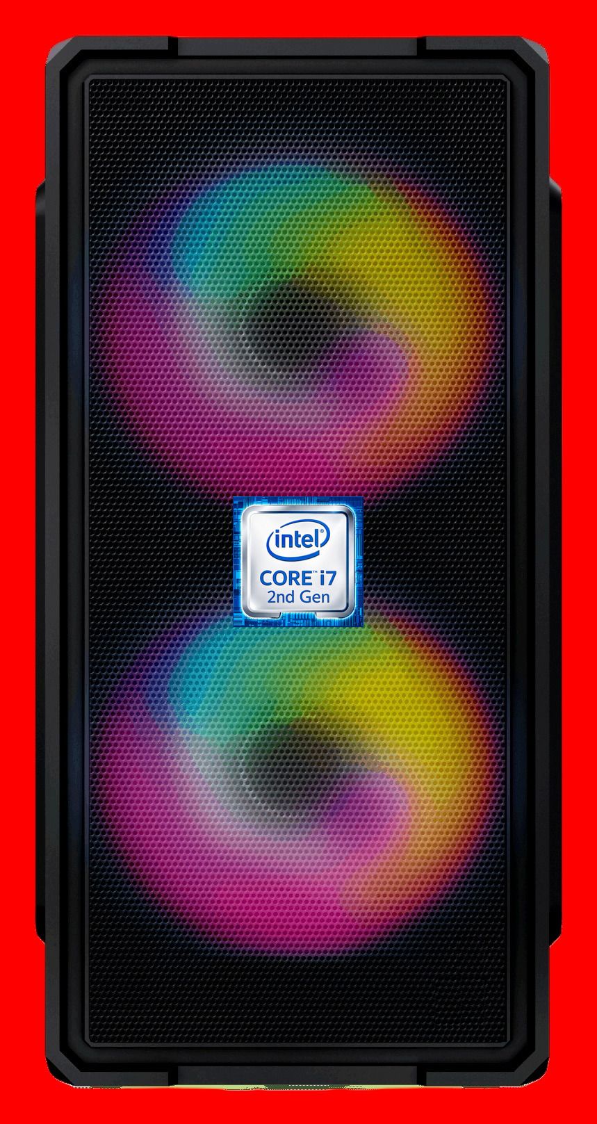 Shop New Core™ i7-2600 Quad Core Processor [8MB Cache, Up to 3.80 GHz] [ECK-N5] Dual RGB Fans | Gaming PC | Core™ i7 - 2600 Processor (8 GB RAM/Intel HD Graphics/256 GB SSD Capacity/Windows 11 Pro) Mini Gaming Tower with MS Office-image-0