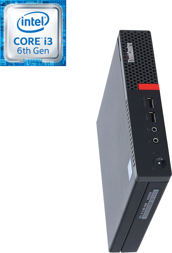 Hayyo ThinkCentre Tiny PC | Core i3 Processor [3MB Smart Cache, 3.70 GHz] | S/N: HYCZK CZK (16 GB RAM/1.05 GHz Intel® HD 530 Graphics/1 TB SSD Capacity/Windows 11 Pro) Mini Tower with MS Office image 1