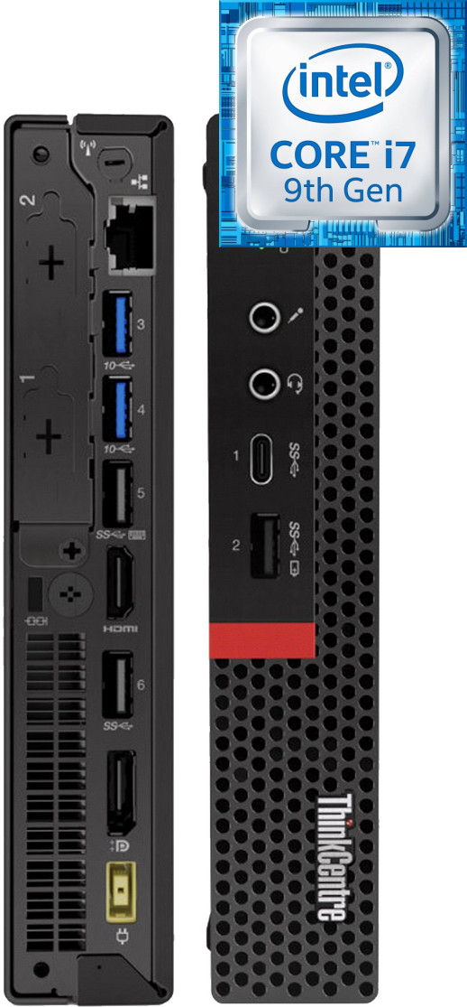 NCS (NIDHI COMPUTER SOLUTIONS) Core™ i7 (9th Gen) | ThinkCentre Mini Desktop [PIE] Intel® Core™ i7 (9th Generation) Octa-Core Processor (32 GB RAM/Intel® UHD 4K 630 Graphics/1 TB SSD Capacity/Windows 11 Pro) Microtower with MS Office image 1