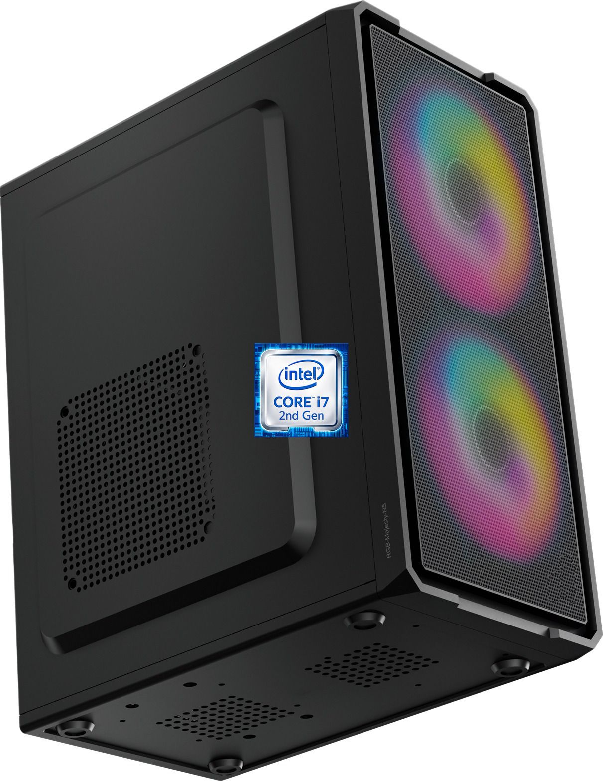 KLG Intel® Core™ i7-2600 [4 Cores, 8 Threads, 8MB Cache, 3.40 GHz] [ARW-N5] Dual RGB Fans | Gaming PC | Intel Core i7 - 2600 Processor (8 GB RAM/Intel Ultra HD Graphics/256 GB SSD Capacity/Windows 11 Pro) Gaming Tower with MS Office-image-20