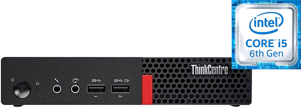 RATNARAJ COMPUTER SYSTEMS ThinkCentre Micro PC - Core™ i5-6500 Processor [ZQY] LENOVO® - Intel® Core™ i5-6500 [4 Cores, 4 Threads] (8 GB RAM/Intel® HD 4K Graphics/1 TB Hard Disk/256 GB SSD Capacity/Windows 11 Pro) Mini Tower with MS Office image 1