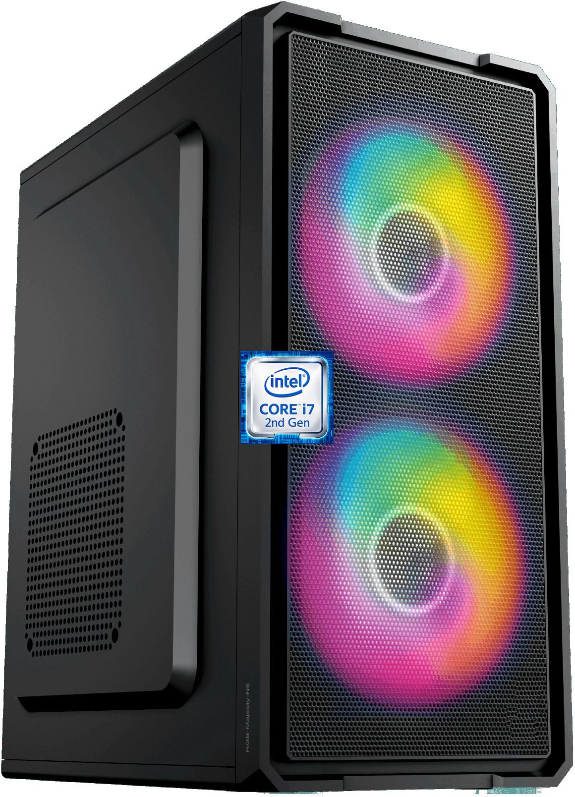 Hayyo Intel Core i7 (2nd Gen) Quad Core Processor [8MB Cache, 3.40 GHz] [FVA-N5] Dual RGB Fans | Gaming PC | Core™ i7 - 2600 Quad Core Processor (8 GB RAM/Intel® Ultra HD 2000 Graphics/256 GB SSD Capacity/Windows 11 Pro) Mini Gaming Tower with MS Office-image-14