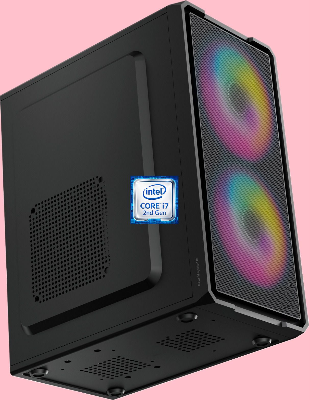 MASTERROD Intel Core i7 - 2600 Quad Core Processor [8MB Cache, Up to 3.80 GHz] [ACR-N5] Core™ i7-2600 Quad Core Processor | Gaming PC | Dual RGB Fans (8 GB RAM/Intel HD 4K Graphics/256 GB SSD Capacity/Windows 11 Pro) Mid Tower with MS Office-image-17