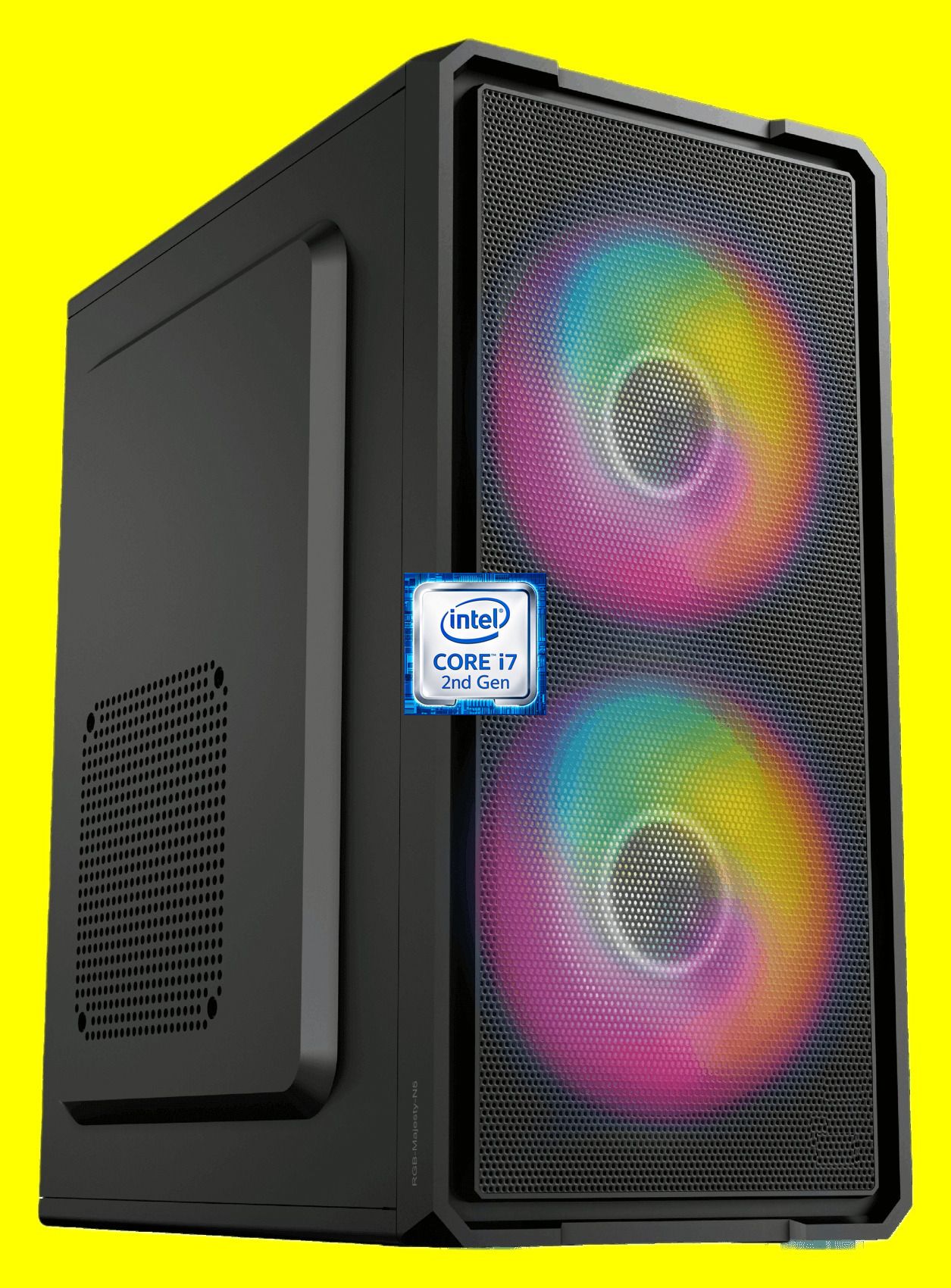 ShopSmart Intel Core i7 - 2600 Processor [8MB Cache, Up to 3.80 GHz] [FYR-N5] Core™ i7-2600 Quad Core Processor | RGB-Majesty-N5 (8 GB RAM/Intel® UHD 4K Graphics/256 GB SSD Capacity/Windows 11 Pro) Mid Tower with MS Office-image-43