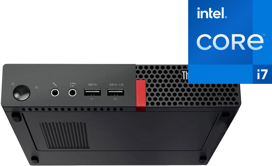 NCS Intel Core i7-6700 [4 Cores, 8 Threads, 3.40 GHz] - ThinkCentre Desktop [MGV] Mini PC - Core™ i7 (6th Generation) [4 Cores, 8 Threads] (32 GB RAM/Intel Ultra HD 530 4K Graphics/1 TB SSD Capacity/Windows 11 Pro) Mini Tower with MS Office image 1