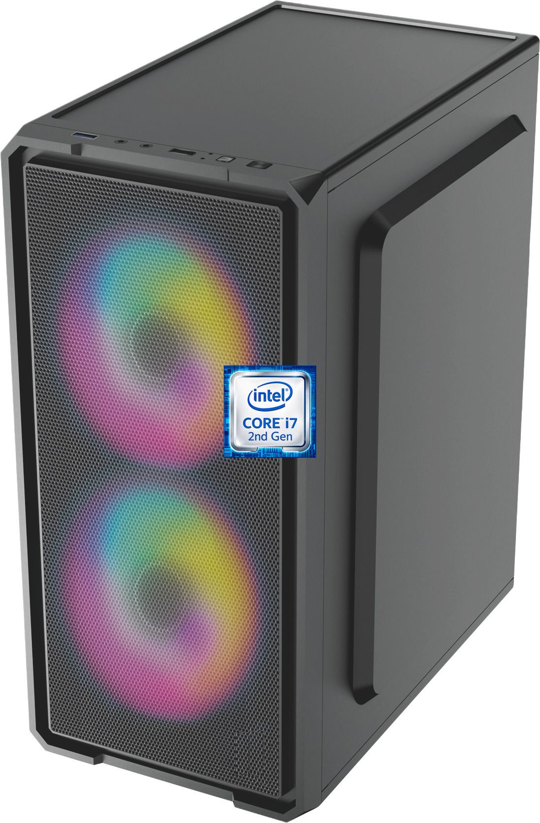 Hayyo Core i7 (2nd Gen) Processor [8MB Cache, Up to 3.80 GHz] [EMP-N5] Dual RGB Fans | Intel Core i7-2600 Quad Core Processor (8 GB RAM/Intel® UHD 4K Graphics/256 GB SSD Capacity/Windows 11 Pro) Mini Tower with MS Office-image-47