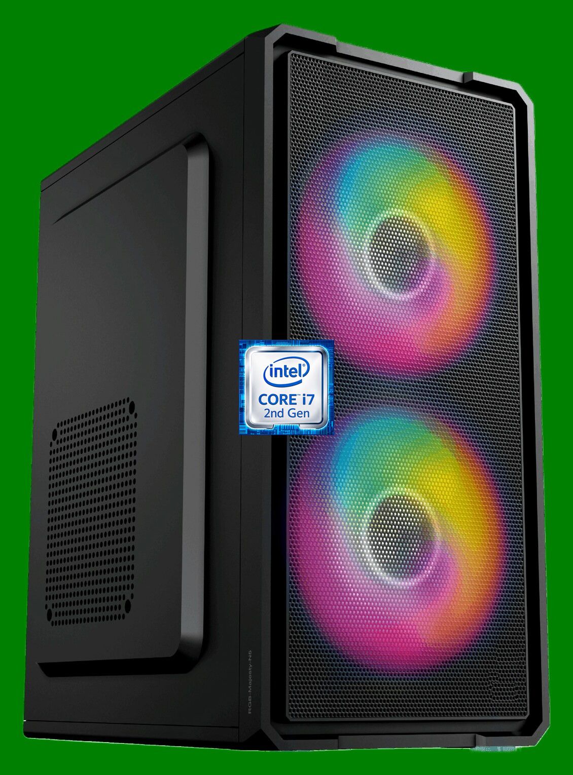 Hayyo Core™ i7 - 2600 Processor [FPN-N5] Intel Core i7-2600 Quad Core Processor | Dual RGB Fans | Gaming PC (8 GB RAM/Intel® HD Graphics/256 GB SSD Capacity/Windows 11 Pro) Mini Tower with MS Office-image-17