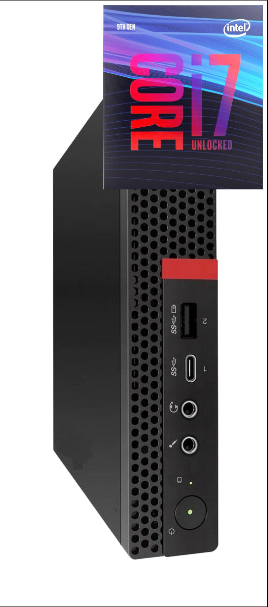 NCS (NIDHI COMPUTER SOLUTIONS) Core™ i7-9700 [8 Cores, 8 Threads] | ThinkCentre Mini Desktop [FYU] Intel® Core™ i7-9700 (32 GB RAM/Intel® UHD 4K 630 Graphics/1 TB SSD Capacity/Windows 11 Pro) Mid Tower with MS Office image 1