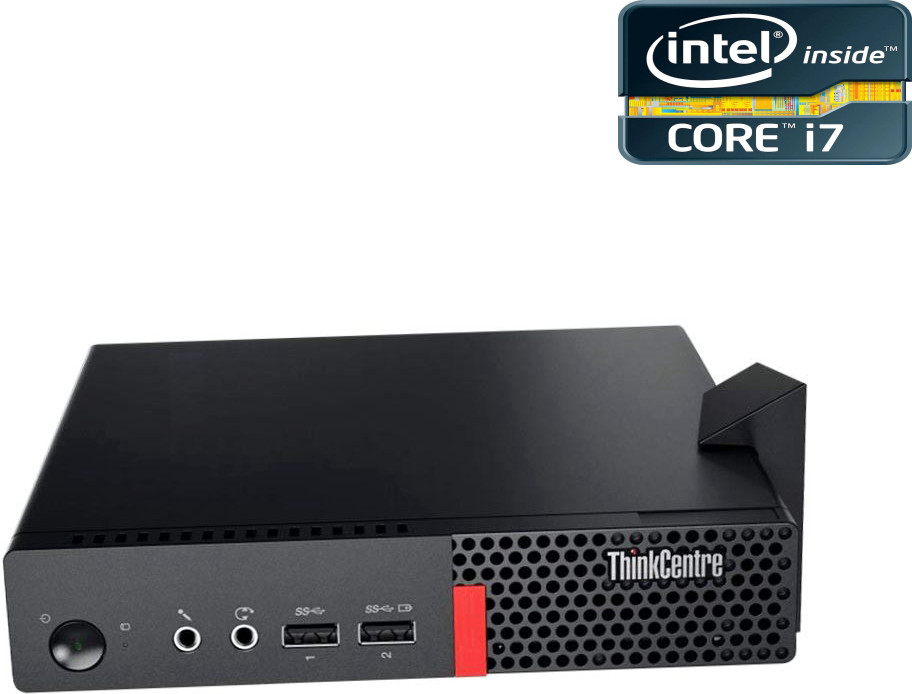NCS Core i7 - 6700 Processor [4 Cores, 8 Threads] - ThinkCentre Mini Desktop [KBX] Intel® Core™ i7 (6th Gen) [4 Cores, 8 Threads, 3.40 GHz] (32 GB RAM/Intel UHD 530 4K Graphics/1 TB SSD Capacity/Windows 11 Pro) Mid Tower with MS Office image 1