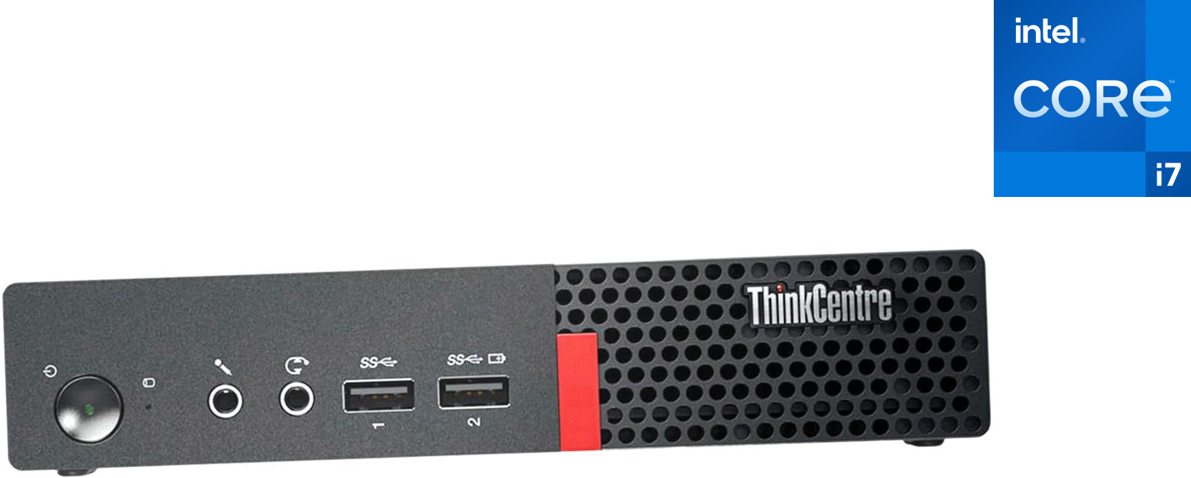 NCS Core i7 - 6700 - ThinkCentre Mini CPU [FBW] Intel® Core™ i7 (6th Gen) [8MB Cache, Up to 4.00 GHz] - Lenovo Tiny PC (32 GB RAM/Intel Ultra HD 530 Graphics/1 TB SSD Capacity/Windows 11 Pro) Mini Gaming Tower with MS Office image 1
