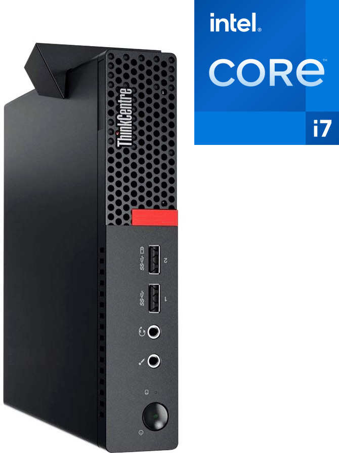 NCS Intel® Core™ i7 (6th Gen) [4 Cores, 8 Threads, 3.40 GHz] - ThinkCentre CPU [TPI] Core i7-6700 [4 Cores, 8 Threads] - LENOVO Tiny PC (32 GB RAM/Intel® Ultra HD 530 4K Graphics/1 TB SSD Capacity/Windows 11 Pro) Mini Tower with MS Office image 1