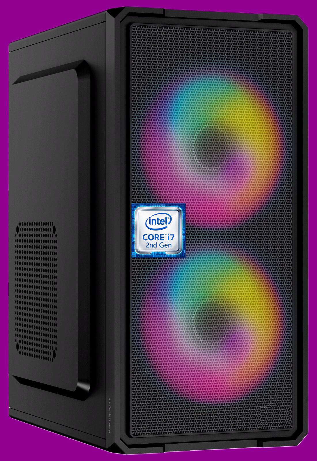 Shop New Intel Core i7 (2nd Gen) [4 Cores, 8 Threads, 8MB Cache, Up to 3.80 GHz] [CYC-N5] Gaming Desktop with RGB Fans | Core i7 - 2600 Quad Core Processor (8 GB RAM/Intel UHD 4K Graphics/256 GB SSD Capacity/Windows 11 Pro) Mini Gaming Tower with MS Office-image-46
