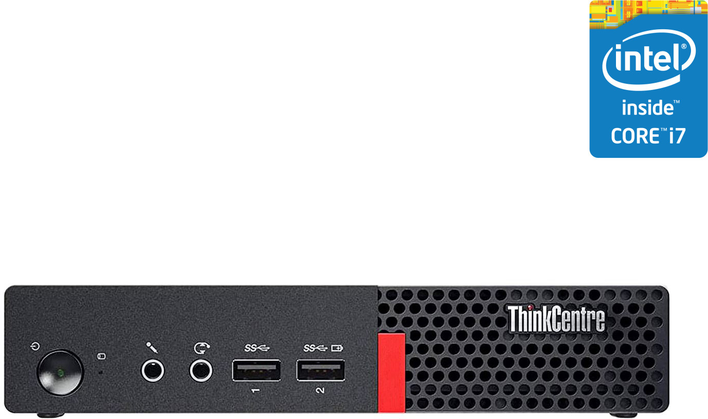 NCS Core i7 (6th Gen) - ThinkCentre Mini Desktop [SOE] Intel® Core™ i7 - 6700 Processor [8MB Cache, Up to 4.00 GHz] (32 GB RAM/Intel UHD 530 Graphics/1 TB SSD Capacity/Windows 11 Pro) Microtower with MS Office image 1