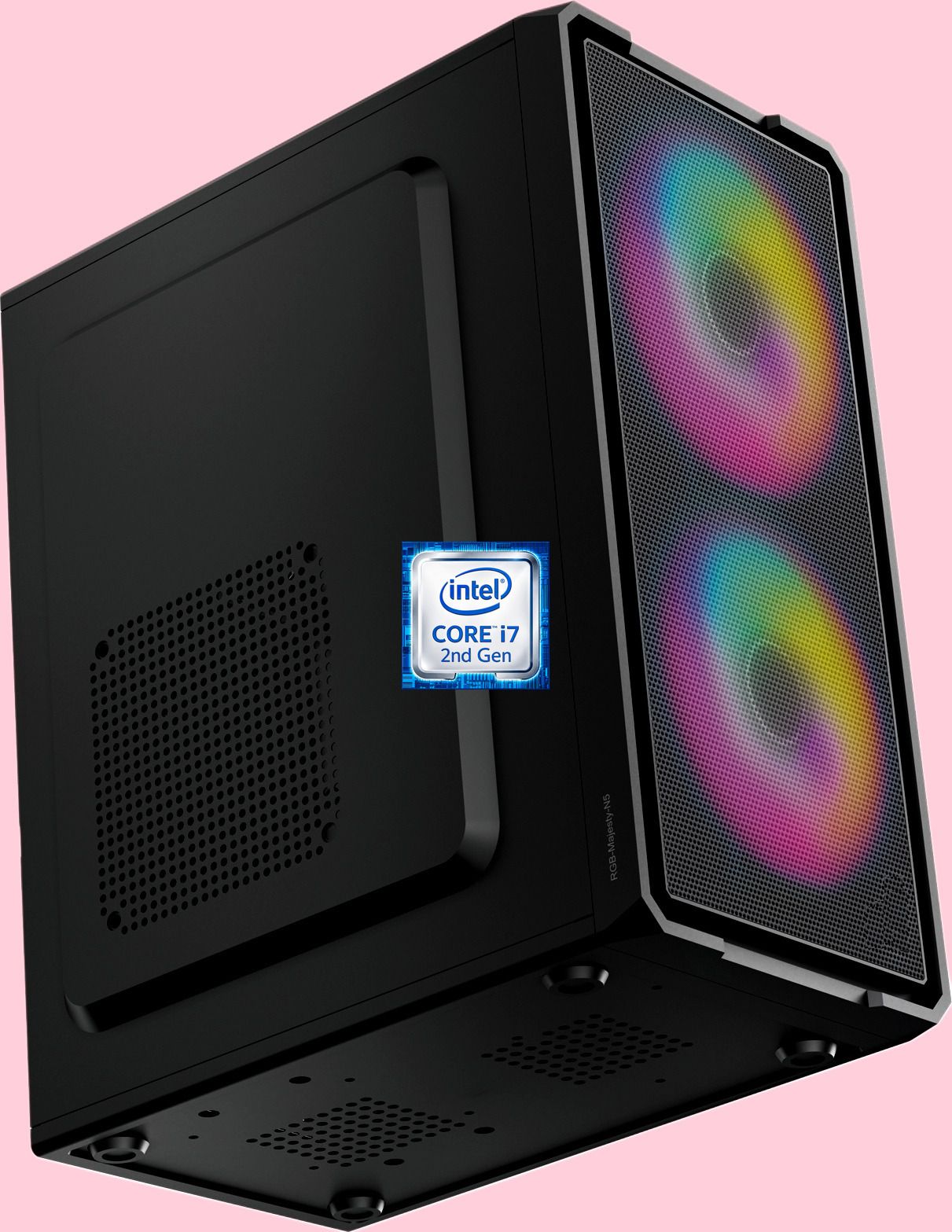 ShopSmart Intel Core i7-2600 Processor [8MB Cache, Up to 3.80 GHz] [IPW-N5] Intel® Core™ i7 - 2600 Processor | Gaming PC | Dual RGB Fans (8 GB RAM/Intel® HD 4K Graphics/256 GB SSD Capacity/Windows 11 Pro) Gaming Tower with MS Office-image-45
