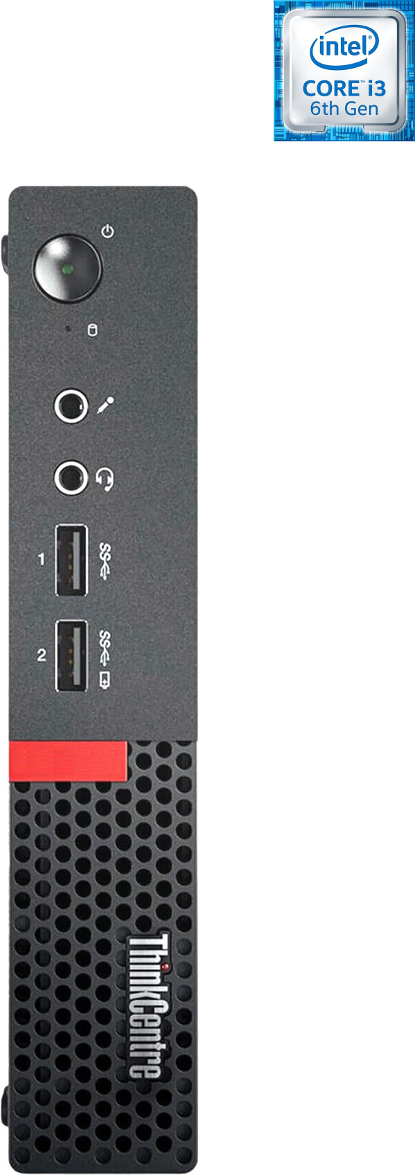 Hayyo ThinkCentre Tiny PC | Core i3 Processor [3MB Smart Cache, 3.70 GHz] | S/N: HYFEZ FEZ (8 GB RAM/1.05 GHz Intel® HD 530 Graphics/256 GB SSD Capacity/Windows 11 Pro) Mini Tower with MS Office image 1