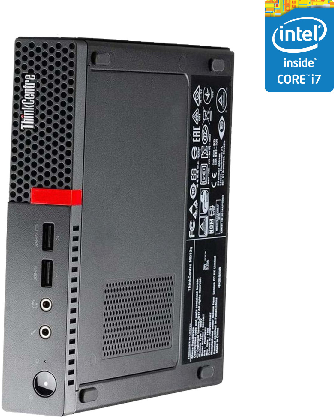NCS Intel Core i7-6700 Processor [4 Cores, 8 Threads] - ThinkCentre Mini PC [AWR] Core™ i7 (6th Generation) [4 Cores, 8 Threads, 3.40 GHz] - LENOVO Mini PC (32 GB RAM/Intel Ultra HD 530 4K Graphics/1 TB SSD Capacity/Windows 11 Pro) Mini Tower with MS Office image 1